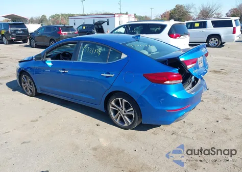 2017 Hyundai Elantra Limited из США, поврежденный, VIN 5NPD84LF6HH011438